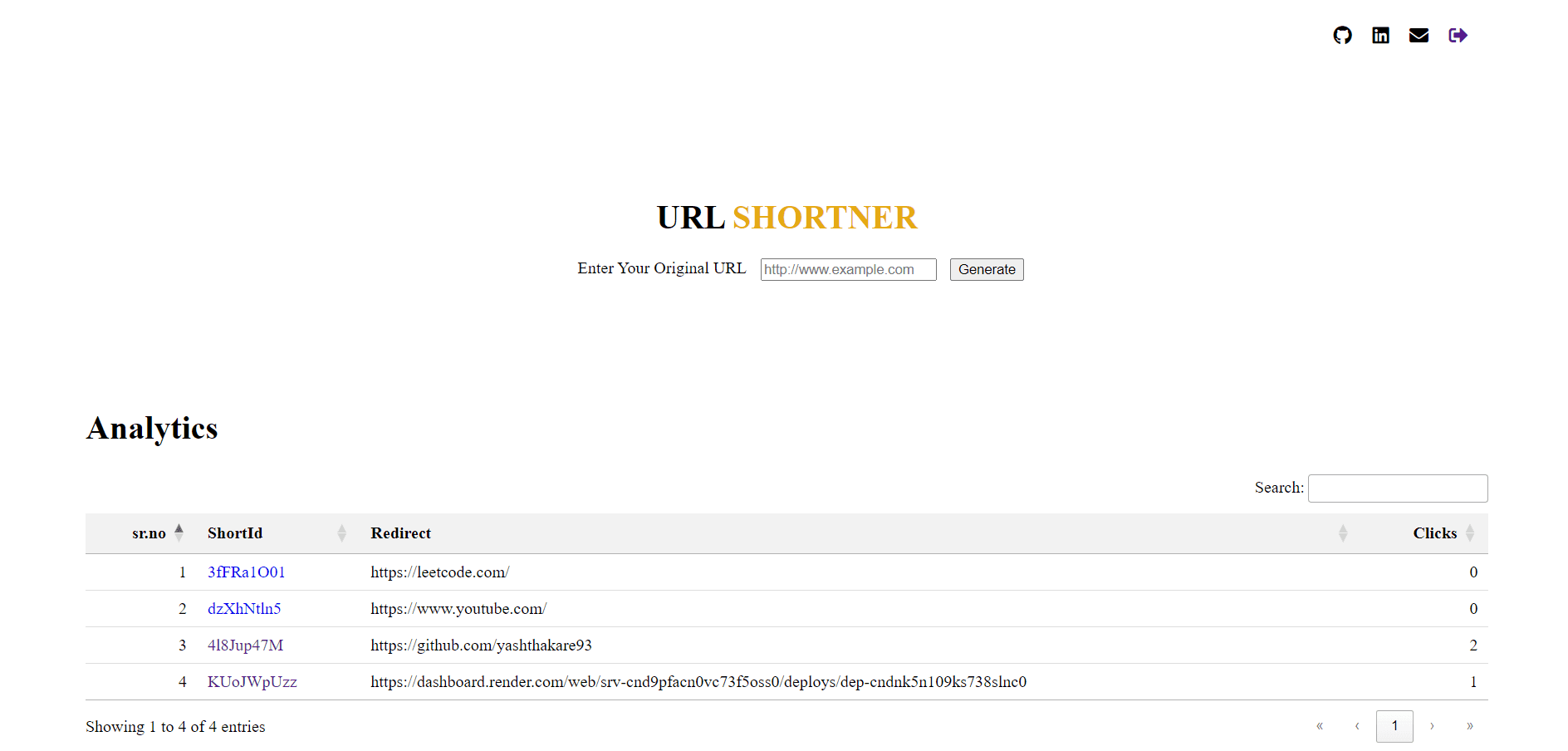 URL Shortener & Analytics Tracker - Gallery 2